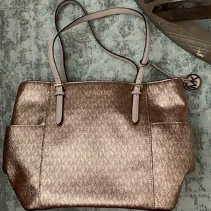 Rose Gold Michael Kors bag